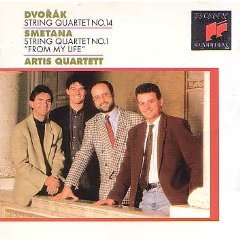 Dvorak : String Quartet No14 ; Smetana : String quartet / Artis Quartet