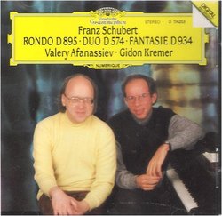 Schubert: Rondo D 895 / Duo D574 / Fantasie D 934