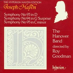 Haydn: Symphonies Nos 93, 94 'Surprise', 95 (Vol 13) /Hanover Band · Goodman