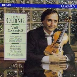 Martin, Milhaud, Barber: Violin Concertos