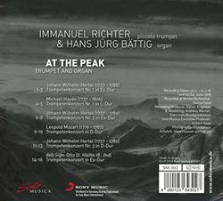 Immanuel Richter & Hans Jurg Battig: At the Peak - Trumpet & Organ