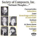 Society of Composers, Inc.: "Intimate Thoughts..."