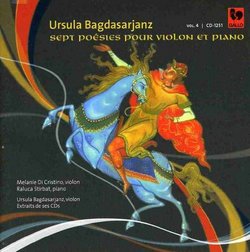 Ursula Bagdasarjanz: Sept Poésies pour Violon et Piano