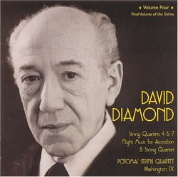 David Diamond: String Quartets, Vol. 4 - String Quartets 4 & 7