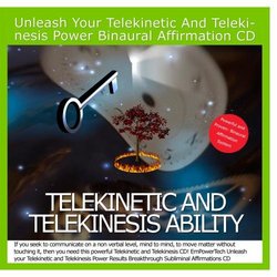 Unleash Your Telekinetic Ability Binaural Subliminal Affirmation CD