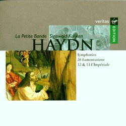 Franz Joseph Haydn: Symphonies No. 26 "Lamentatione", No. 52 & No. 53 "L'Impériale"