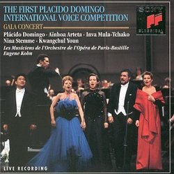 The First Placido Domingo International Voice Competition, Gala Concert