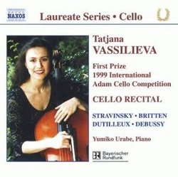 Laureate Series: Tatjana Vassilieva Cello Recital