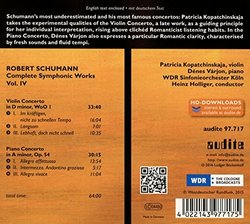 Schumann: Complete Symphonic Works, Vol. 4