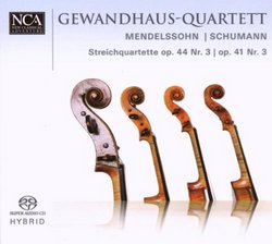 Streichquartette Op. 44 Nr 3/Op 41 Nr 3