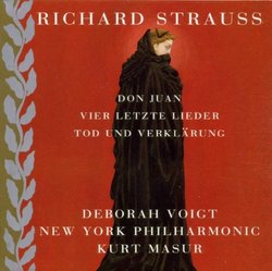 Strauss - Don Juan · 4 Letzte Lieder · Tod und Verklärung / Voigt · NYP · Masur