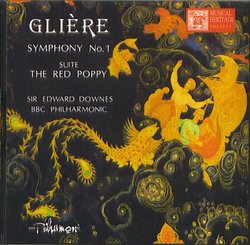 Gliere: Symphony No. 1 in E Flat Major, Op. 8: Sir Edward Downes