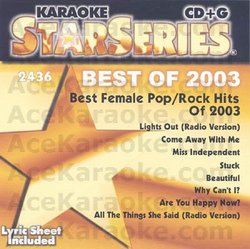 Karaoke: Best Female Pop Rock Hits of 2003