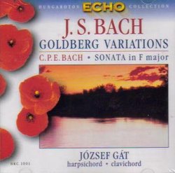 Goldberg Variations BMV 988: Cpe Bach: Sonata in F