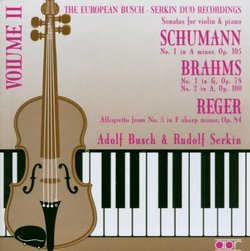 The European Busch - Serkin Duo Recordings Vol. II