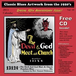 Classic Blues Artwork from the 1920's: 2013 Calendar (+CD)