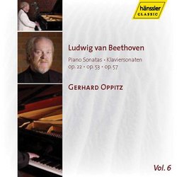 Beethoven: Piano Sonatas Op. 22, Waldstein Op. 53, Appassionata Op. 57