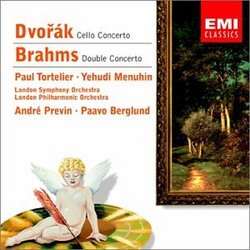 Dvorak: Cello Concerto/Brahms: Double Concerto - Paul Tortelier, Yehudi Menuhin, Andre Previn, Paavo Berglund