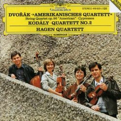 Dvorak: String Quartets Op. 96; Kodaly: Quartett No. 2 [Germany]
