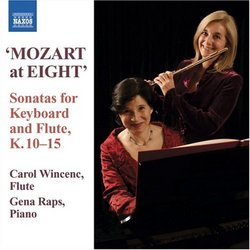 Mozart at Eight: Sonatas for Keyboard and Flute, K. 10-15