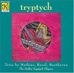 Tryptych: Trios for Flute, Harp & Viola by Mathias, Ravel, Beethoven