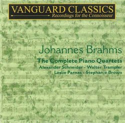 Brahms: The Complete Piano Quartets