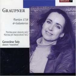 Graupner: Partitas for Harpsichord, Vol. 2