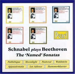 Schnabel plays Beethoven: The 'Named Sonatas"