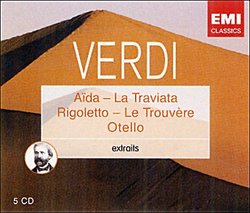 5 Operas (E) - Ada, Rigoletto, Trouvere, Traviata