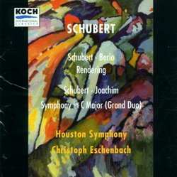 Schubert / Berlio : Rendering ,Schubert / Joachim : Symphony In C (Grand Duo) (Koch)