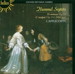 Hummel: Septet D minor, Op. 74; Septet C major, Op. 114 (Military)