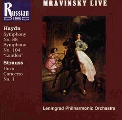 Haydn: Symphony No. 88; Symphony No. 104 "London" / R. Strauss: Horn Concerto No. 1