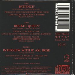 Patience 3" CD Single