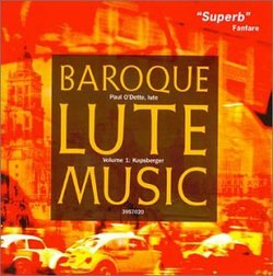 Baroque Lute Music, Vol. 1