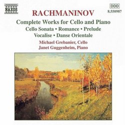 Rachmaninov: Complete Works for Cello and Piano