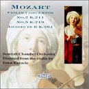 Mozart: Concertos for violin No5; Concertos for violin No2