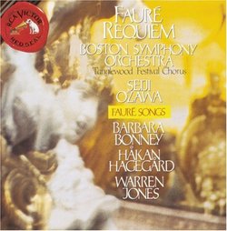 Fauré: Requiem - Songs / Bonney, Hagegard, W. Jones; Ozawa