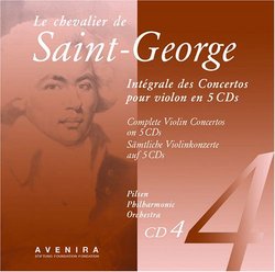Saint-George: Complete Violin Concertos, CD4