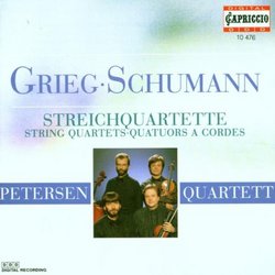 Grieg String Quartets; Schumann Quartet Op. 41/1 / Peterson Quartet