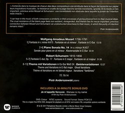 Mozart/Schumann - Fantaisies (CD/DVD)