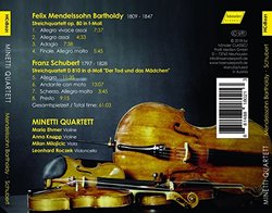Mendelssohn: String Quartet in F minor, Op. 80; Schubert: String Quartet in D minor D. 810-Death & the Maiden