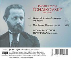 Tchaikovsky: Liturgy of St. John Chrysostom; Nine Sacred Choruses