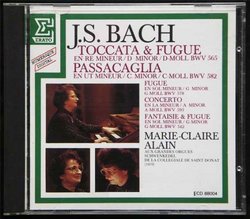 Bach: Toccata & Fugue En Re Mineur, Chorals Schubler, Passacaille & Fugue