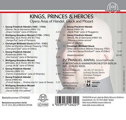 Kings, Princes & Heroes - Opera Arias of Handel, Gluck & Mozart