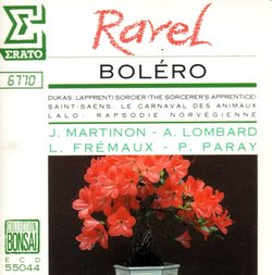 Ravel: Bolero/Dukas: L'Apprenti Sorcier/Saint-Saens: Le Carnaval des Animaux/Lalo: Rapsodie Norvegienne pour Orchestre