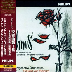 Brahms: Symphony No. 1; Academic Festival Overture; Tragic Overture [LP Sleeve] [Japan]