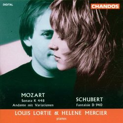 Mozart: Sonata K. 448; Andante mit Variationen; Schubert: Fantaisie D. 940