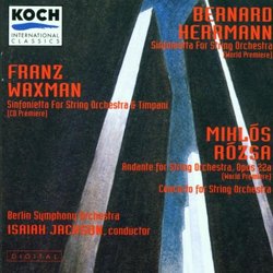Herrmann, Rozsa, Waxman: Music for Strings