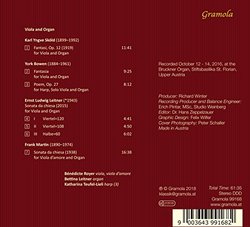 Royer & Leitner: Viola & Organ
