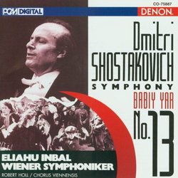 Shostakovich: Symphony No. 13 "Babiy Yar"